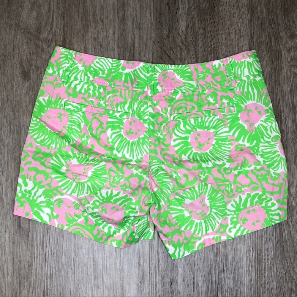 Lilly Pulitzer Sunnyside Lion The Callahan Short Women's Sz 0 - Picture 3 of 3